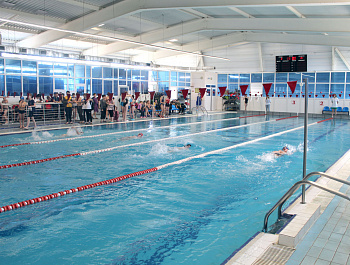 28 мая 2022 года в плавательном бассейне прошли соревнования по плаванию «День спины»